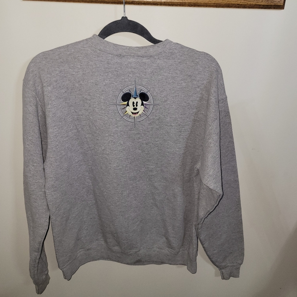 Disney Parks Women's Gray Long Sleeved Crewneck Sweater, Size M - Picture 4 of 7